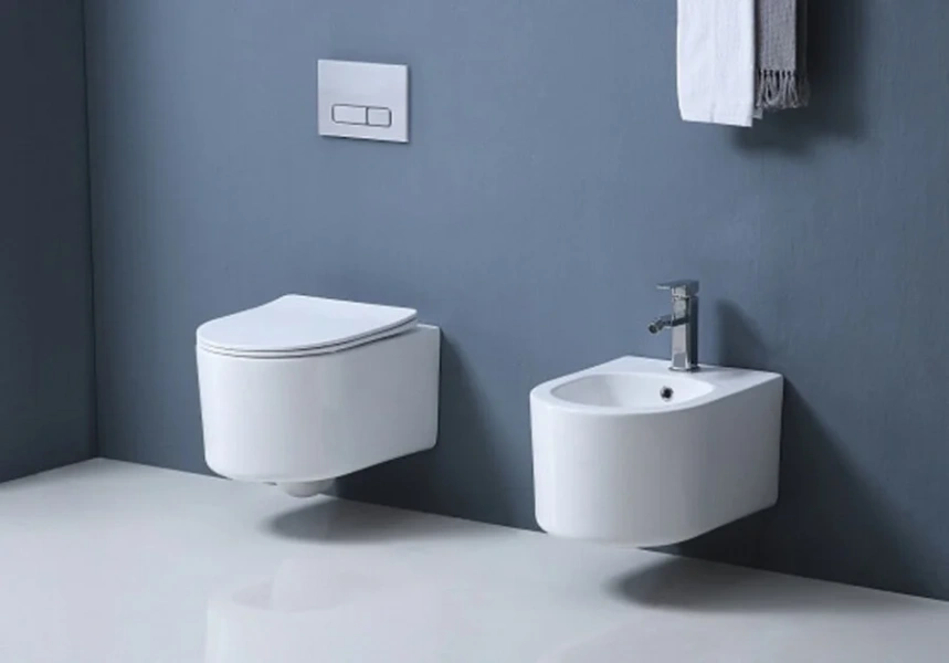 Биде подвесное Акватек Мия AQ1004-00 фарфор - фото 3