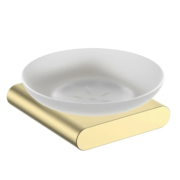 Мыльница Timo Luiro золото матовое - фото 1