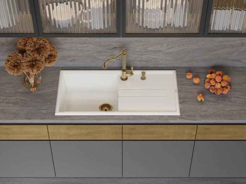 Смеситель для кухни Omoikiri Toshima-AB античная латунь, классические, ретро - фото 3