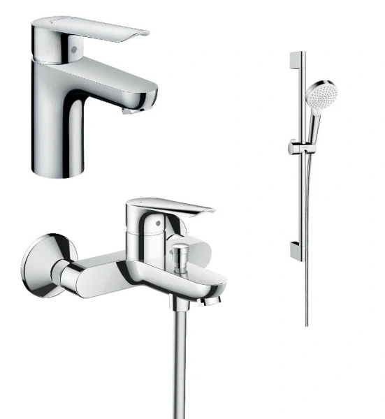 Смеситель для ванны Hansgrohe Logis E хром - фото 1