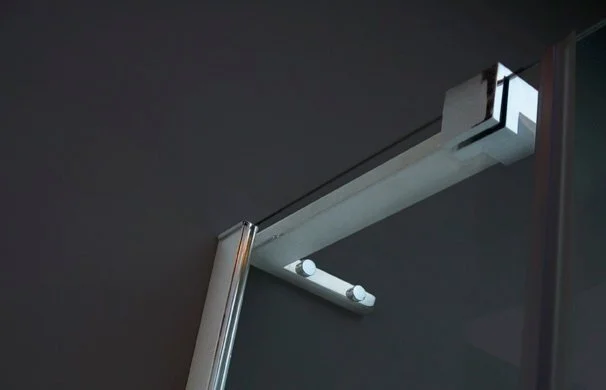 Душевой уголок Cezares Bergamo 100x100 см стекло прозрачное петли справа - фото 3