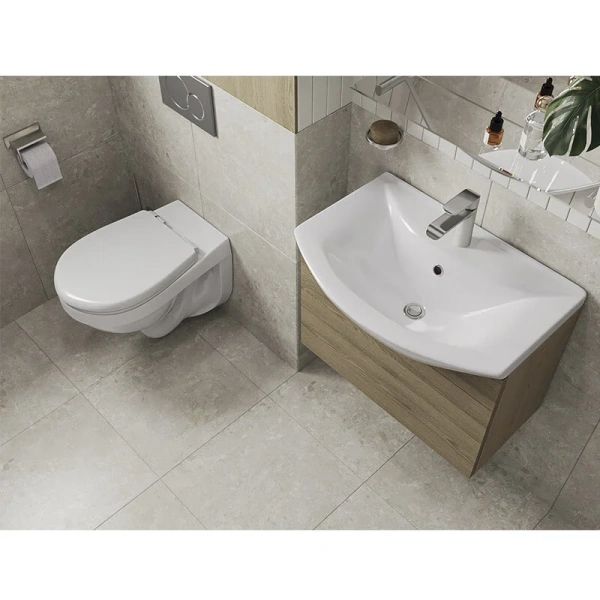 Унитаз с инсталляцией Santeri Альфа клавиша смыва белая, в наличии index_1 - фото 6