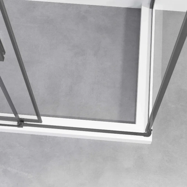 Душевой уголок Vincea Slim-N 100х80 см профиль вороненая сталь, 100х80 - фото 5