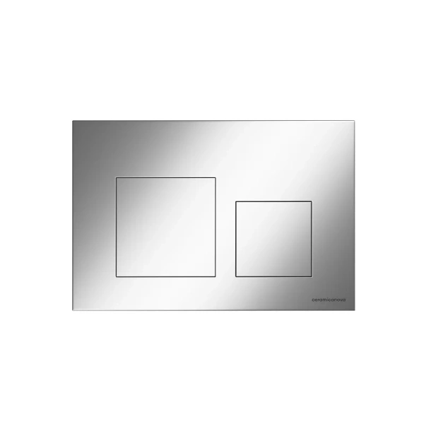 Клавиша смыва Ceramica Nova Balance хром матовый - фото 1