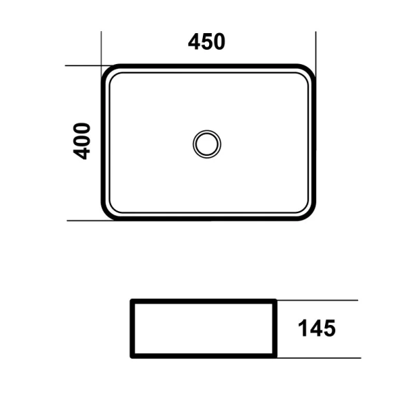 Раковина Grossman Falcon 45 см белая - фото 2