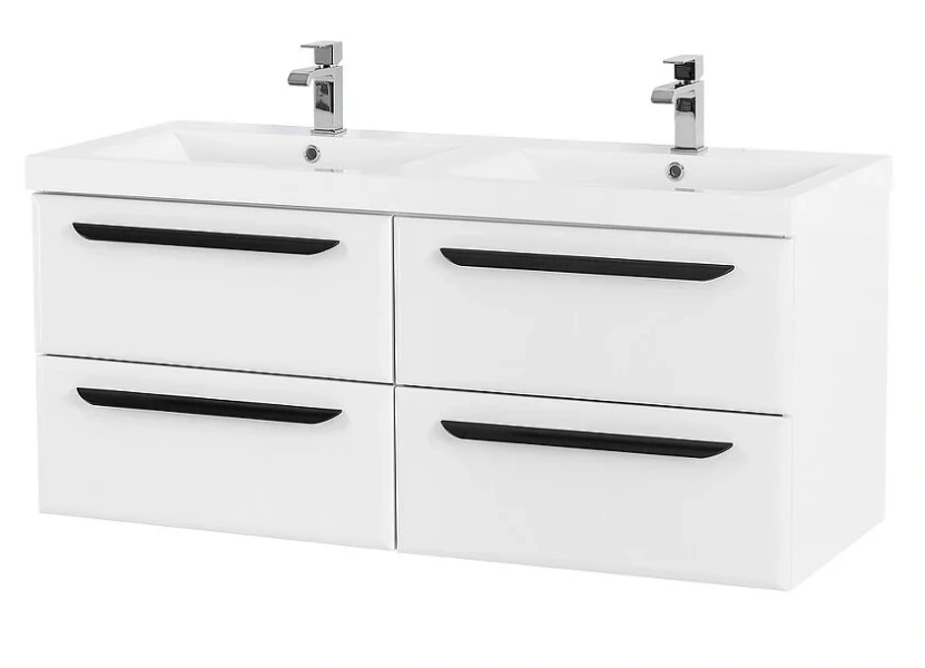 Тумба с раковиной подвесная Cezares ECO-1200-4C-SO-2 120 см 4 ящика