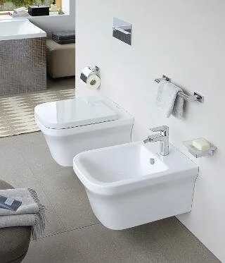 Биде подвесное Duravit P3 Comforts белое - фото 2