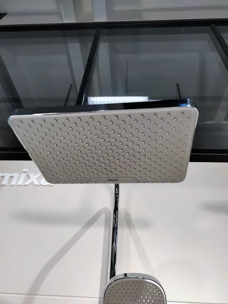 Душевая стойка Damixa Merkur 940730 со смесителем-полкой, со смесителем - фото 8