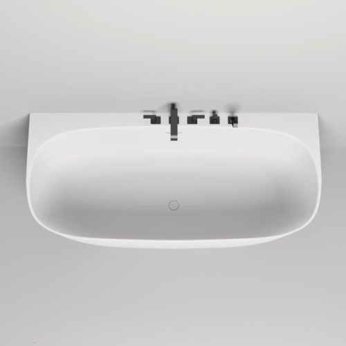 Ванна из искусственного камня Salini Sofia Wall 180x85 см пристенная, белый матовый - фото 3