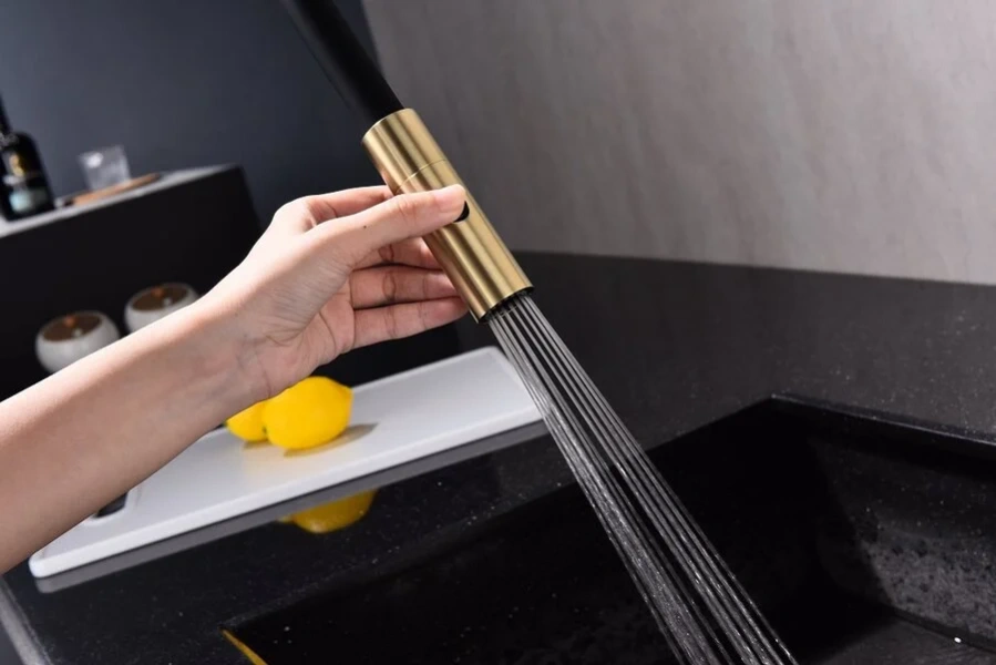 Смеситель для питьевой воды Paulmark Tornado светлое брашированное золото, нет в наличии - фото 10