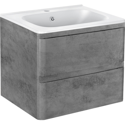 Тумба под раковину подвесная Vincea Vico 58,9 см Beton, 60 см - фото 6