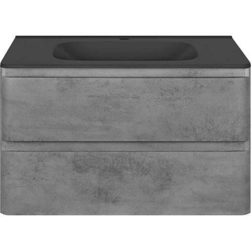 Тумба с раковиной подвесная Vincea Vico VMC-2V800 79,4 см с выдвижными ящиками, белая, светло-коричневая, серая - фото 7