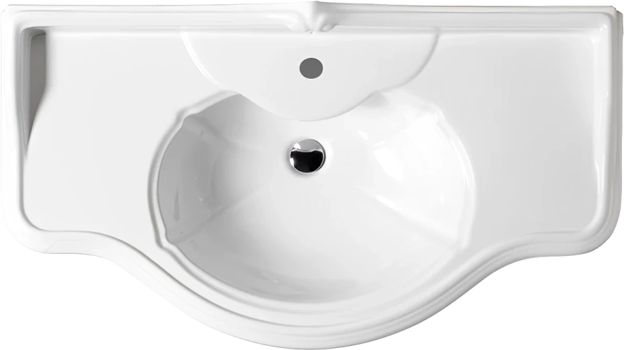 Раковина Azzurra Jubilaeum JULP1106200MBI (JUB200/110 bi))*1 110 см белая - фото 1