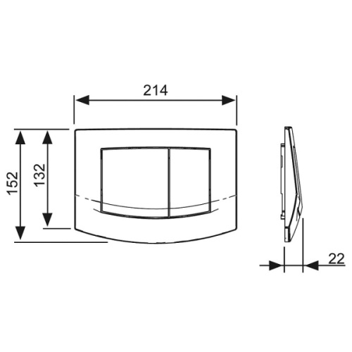 Схема, слив эконом-стандарт с двумя клавишами - фото 3