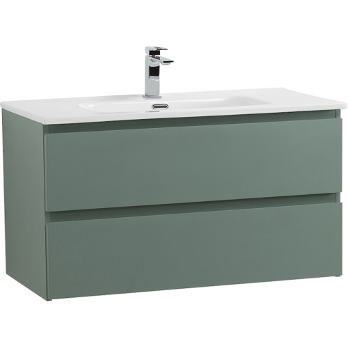 Тумба под раковину подвесная BelBagno Kraft 90 см еловый матовый - фото 4