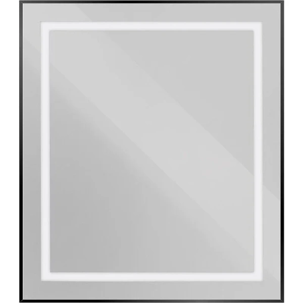 Зеркало с подсветкой BelBagno Kraft 70 см черное - фото 1