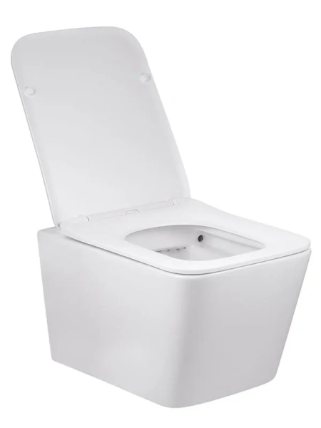 Унитаз подвесной Vincea Q-Line белый, без бачка, со скрытым бачком - фото 4