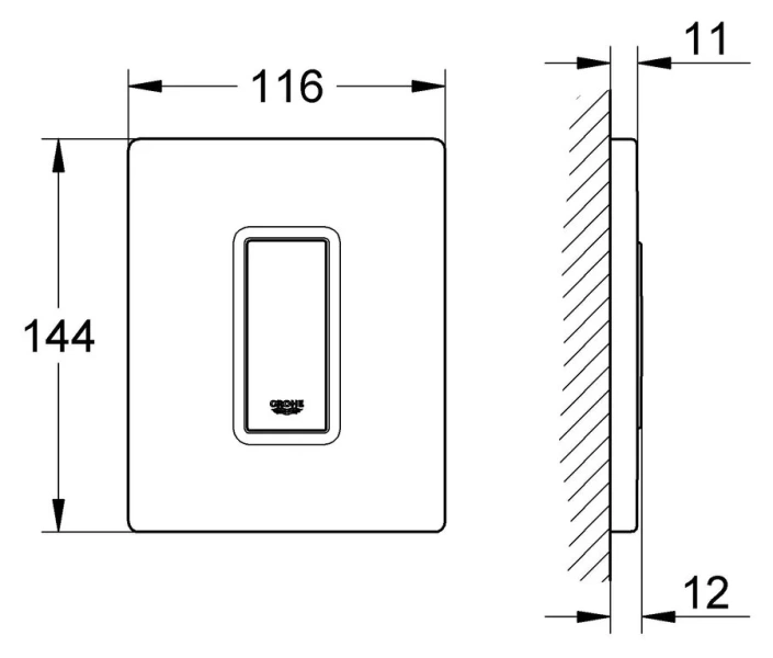 Инсталляция для писсуара Grohe Rapid SL 38803001 - фото 4
