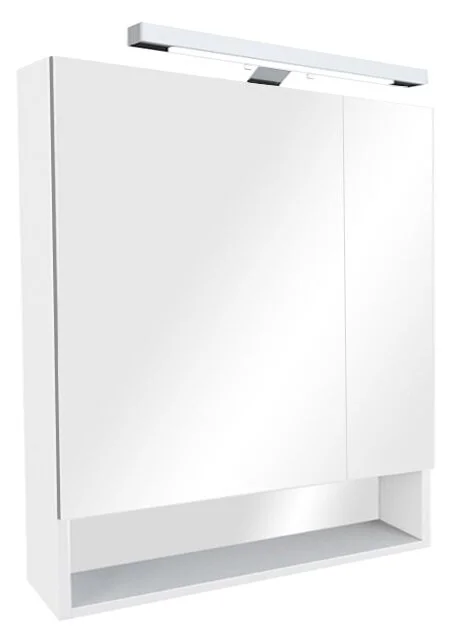Зеркальный шкаф с подсветкой Roca The Gap 70 см белый матовый - фото 4