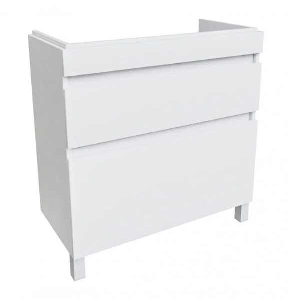 Тумба под раковину напольная IDDIS Zodiac 80 см белая - фото 1