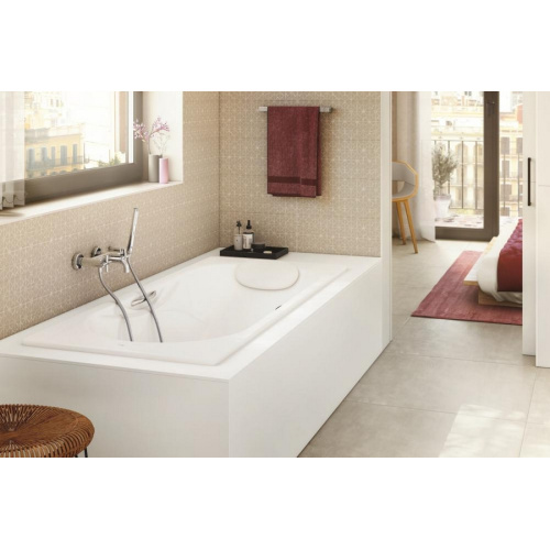 Ванна чугунная Roca Malibu 150х75 см с отверстиями под ручки, чугунные - фото 2