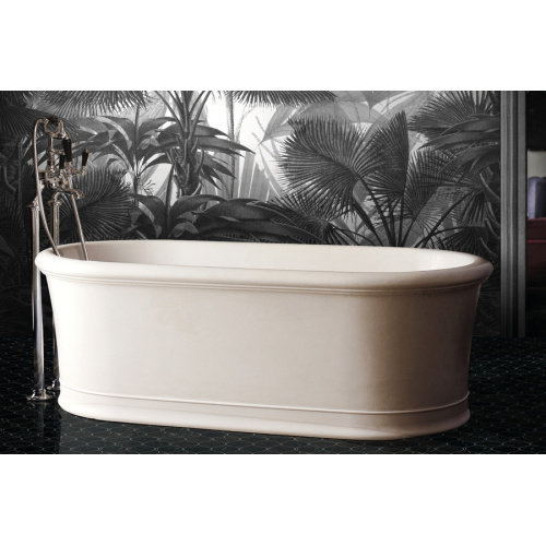 Ванна из искусственного камня White Tec Devon & Devon Celine 177х89 см белая, без гидромассажа, большие - фото 5