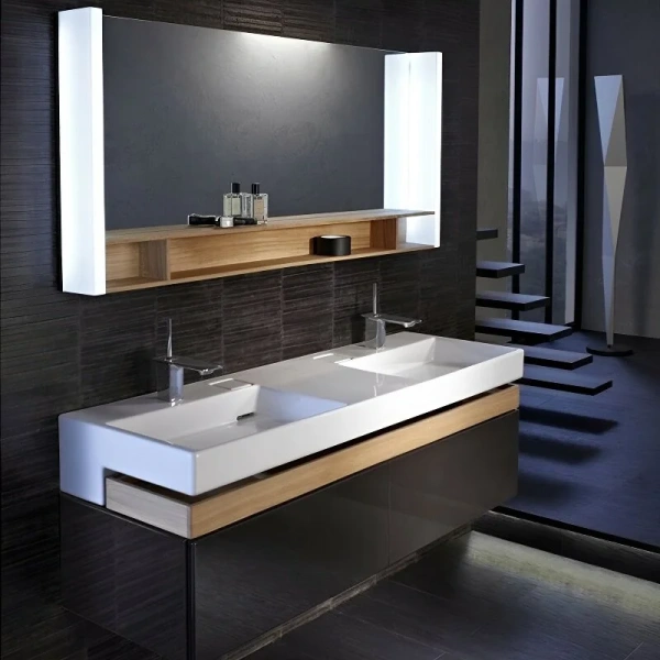 Тумба под раковину подвесная Jacob Delafon Terrace 150 см цвет ледяной коричневый, современная, hi-tech - фото 3