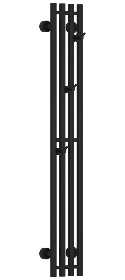 Полотенцесушитель водяной Сунержа Кантата PRO 15х120 см черный матовый - фото 1