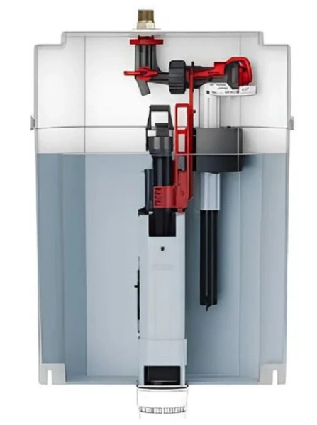 Инсталляция для унитаза Tece TECEbase со смывным бачком, слив эконом-стандарт под две клавиши - фото 4