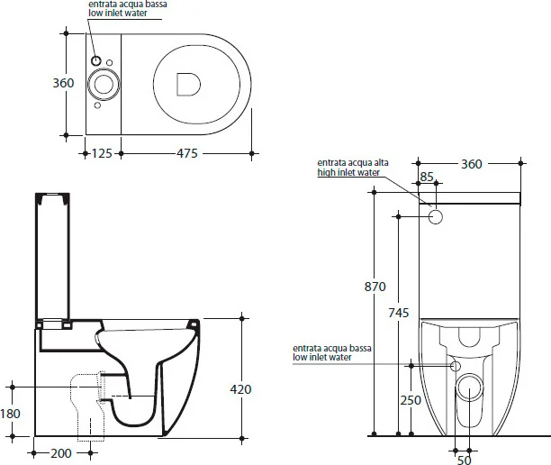 Бачок для унитаза Kerasan Ego/Flo белый, в наличии index_1 - фото 4