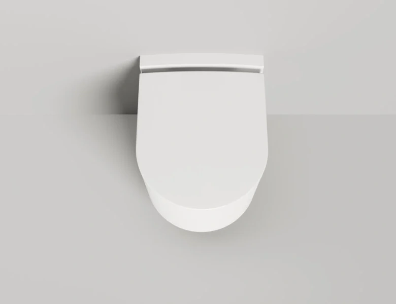 Унитаз подвесной Salini Gemelli белый матовый, безободковые, сиденье с микролифтом  - фото 5