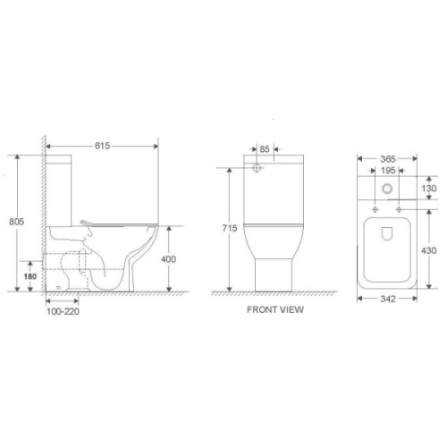 Унитаз компакт WeltWasser Innbach белый глянец - фото 2