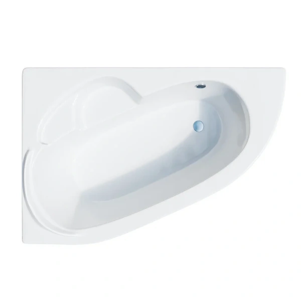 Ванна акриловая Corpa Nera Siena, CN05003WHR/CN05004WHL, 150 х 100 см, правая/левая, цвет белый - фото 2