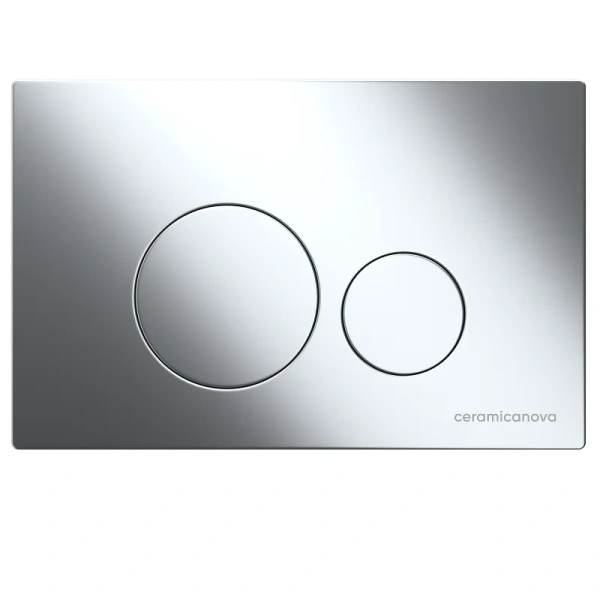 Клавиша смыва Ceramica Nova хром глянцевый - фото 1