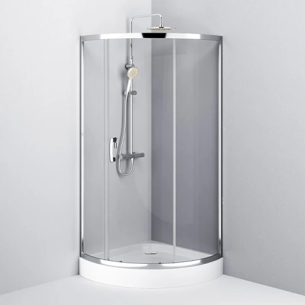 Душевой уголок Am.Pm Like 90x90 см стекло прозрачное - фото 4