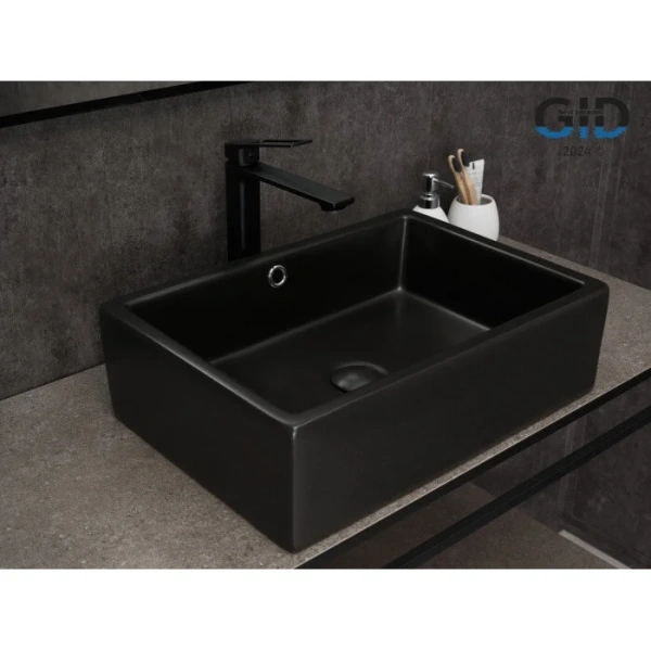 Раковина GID Geometrico N9129bg 51 см черная - фото 3