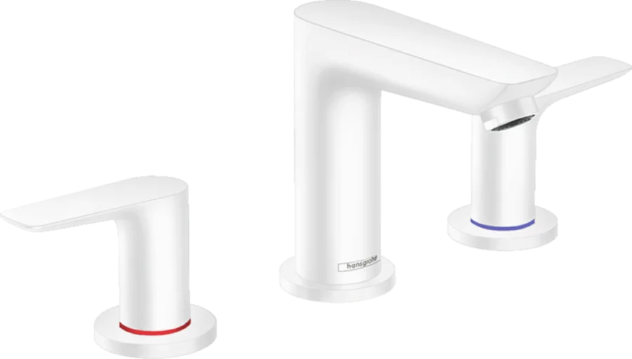 Смеситель для раковины Hansgrohe Talis E 71733 на 3 отверстия, с донным клапаном