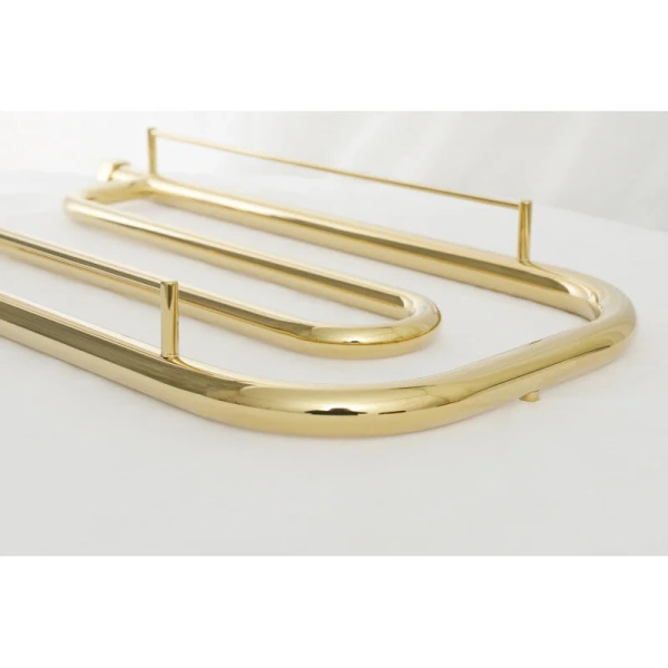 Полотенцесушитель водяной Сунержа Гусли 65х32 см шампань, для систем горячего водоснабжения, для систем отопления, c боковым подключением - фото 5