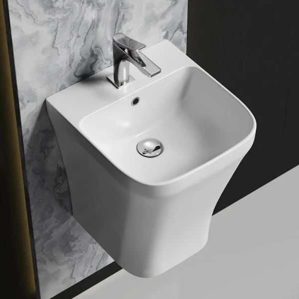 Раковина Ceramica Nova Dion 36 см подвесная, белая, одинарные - фото 7