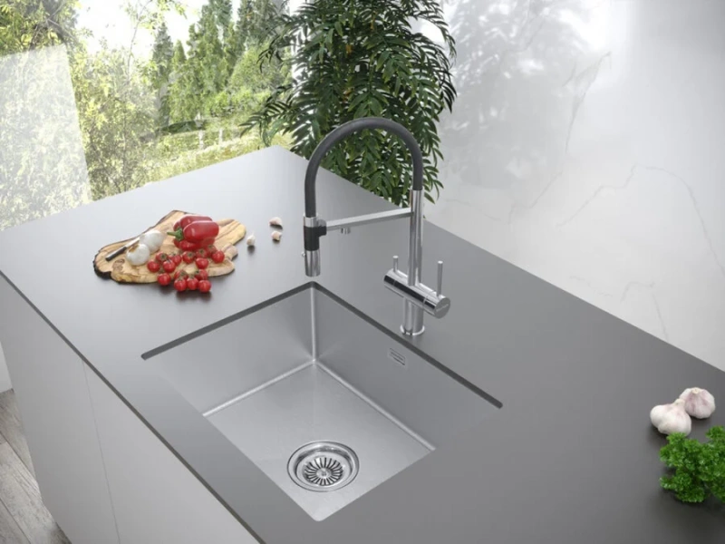 Мойка для кухни Paulmark Isar 59 см нержавеющая сталь, прямоугольной формы - фото 4