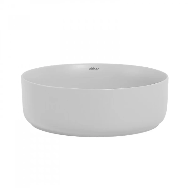 Раковина Abber Bequem 36 см светло-серая матовая, другие - фото 4