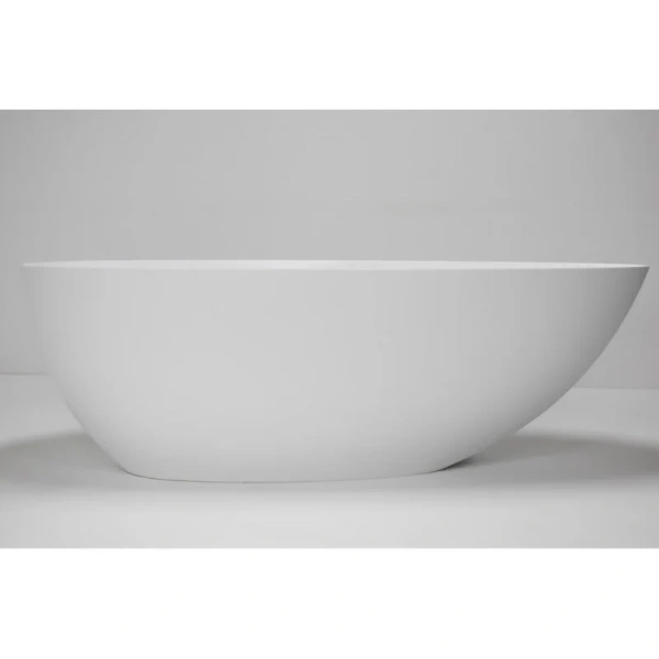Ванна из искусственного камня Abber Stein 170x80 см белая матовая, белые - фото 8