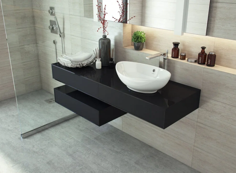 Раковина Kirovit Гамма 55 см фарфор, в форме чаши, круглой формы - фото 5