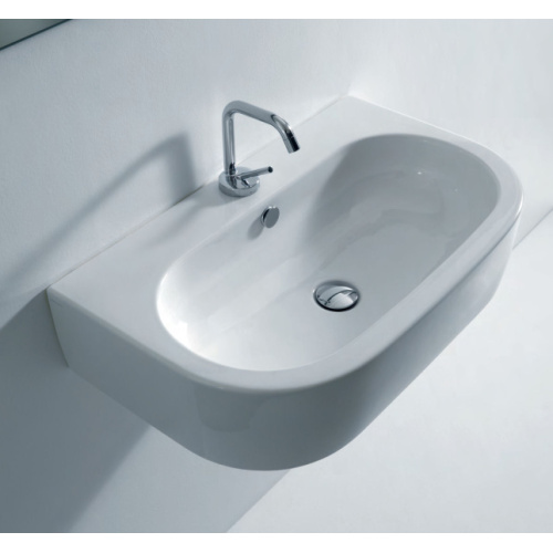 Раковина с отверстием под смеситель Kerasan Flo 3150bi*1 - фото 3