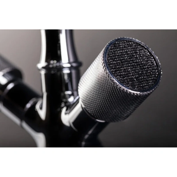 Смеситель для раковины Boheme Royal Cristal хром/черный, классические, ретро, с элементами стекла, декорированные - фото 3