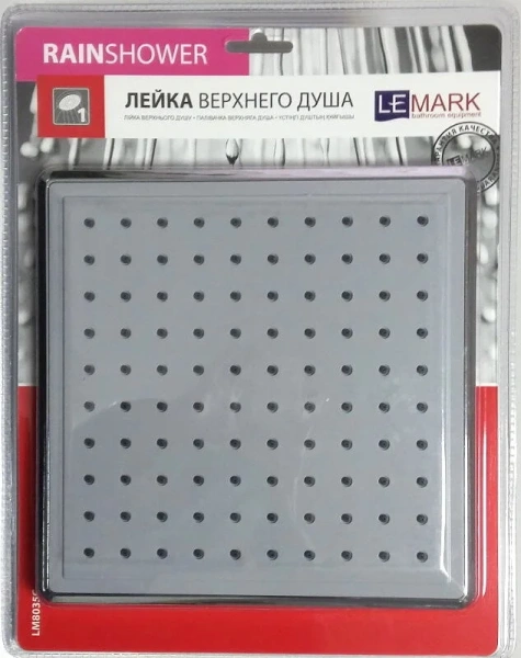 Верхний душ Lemark квадратный - фото 4