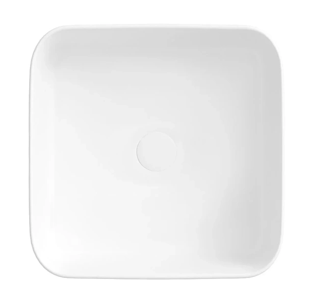 Раковина IDDIS Bridge 39 см белая матовая, маленькие, в форме чаши, квадратная - фото 5