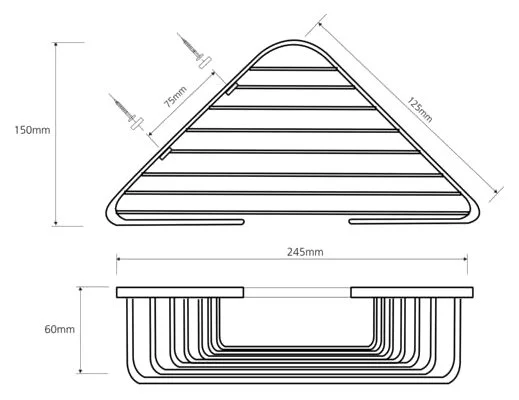 Решетка для ванной Bemeta Cytro угловая - фото 2