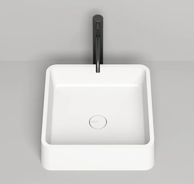 Раковина Salini Gloria 02 41 см белый матовый - фото 4