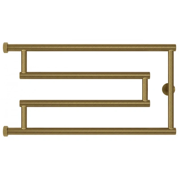 Полотенцесушитель водяной Сунержа High-Tech+ 65х32 см состаренная бронза, бронза - фото 3